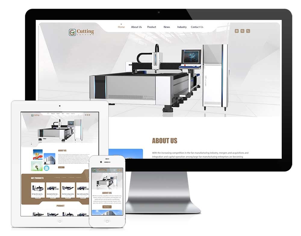  外贸询盘版机械设备自适应模板z911（激光切割机）