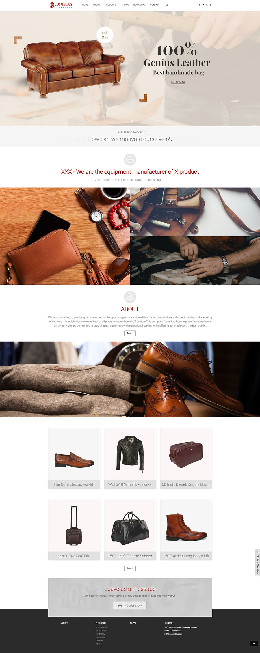 响应式皮革制品外贸企业网站模板_响应式皮革制品外贸企业网站模板.jpg